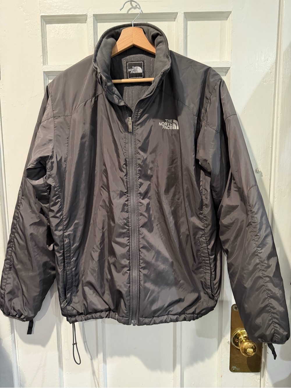 The North Face Men’s Charcoal Gray Puffer Jacket